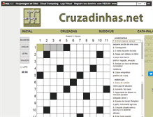 Tablet Screenshot of cruzadinhas.net